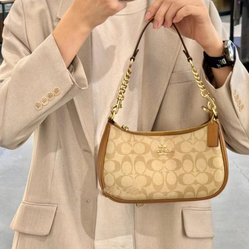 Women's Bag Light Luxury C Home High-end Underarm Bag Vintage Old Flower Women's Bag Classic Shoulder Crossbody Bag Handbag Mahjong Bag