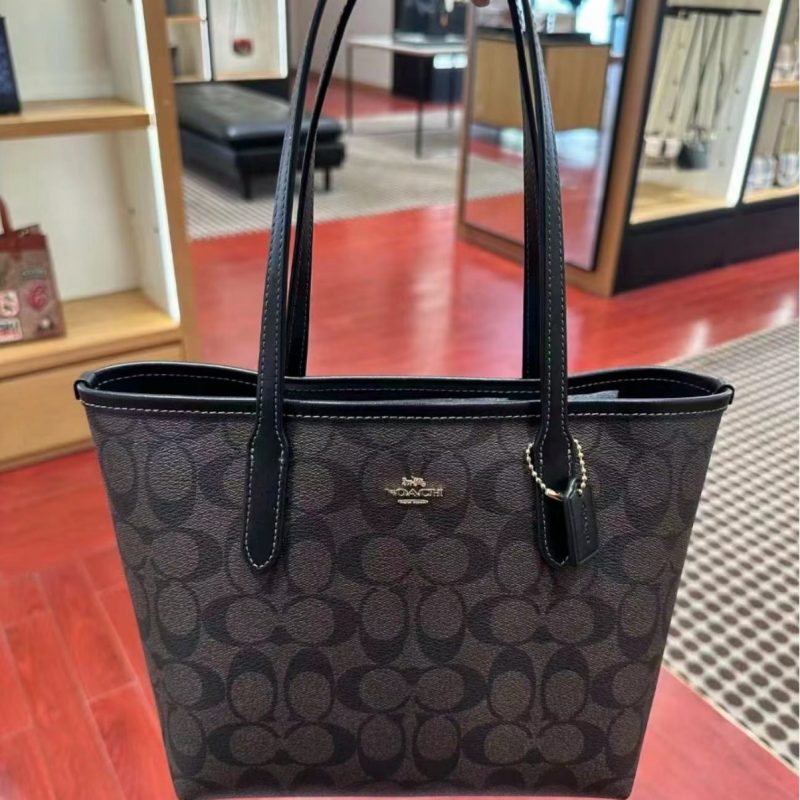 C Home City23 Tote Bag Classic Retro Old Flower Large Capacity Shoulder Underarm Handbag All-match Crossbody Women's Bag