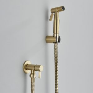Cross-border 304 Stainless Steel Bidet Sprayer Set – High-Pressure Handheld Toilet Spray Gun Kit