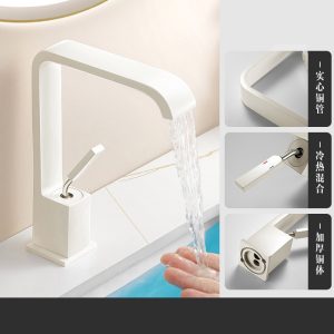 Cross-Border All-Copper Hot and Cold Bathroom Basin Faucet - Multiple Colors