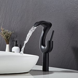 Premium Solid Copper Basin Mixer Faucet - Hot & Cold Water Dual Control
